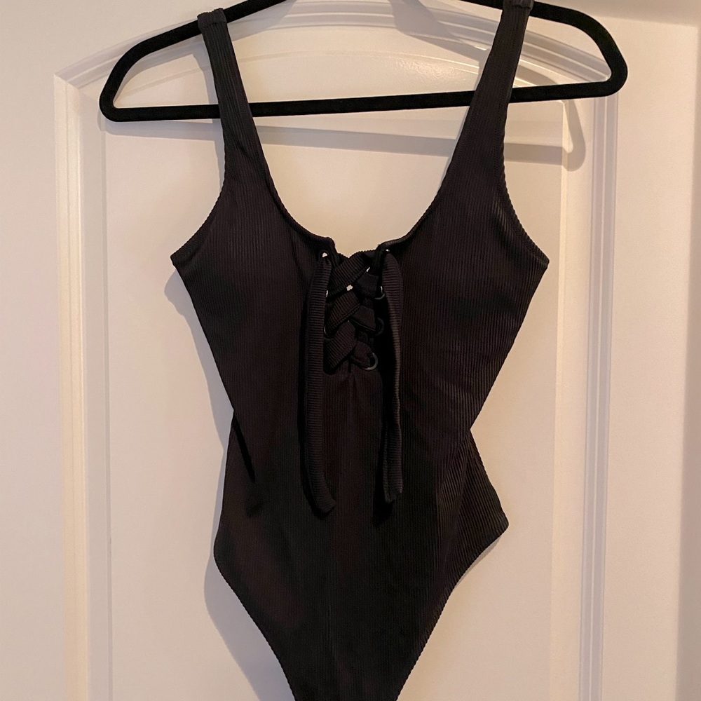 Black Aerie One Piece Swimsuit NWT